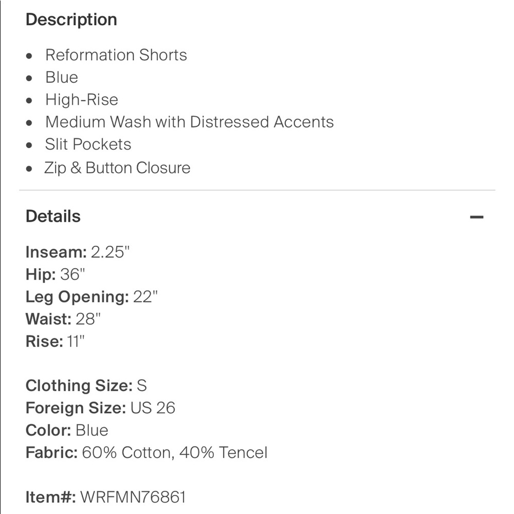 Reformation Dixie Shorts View 6